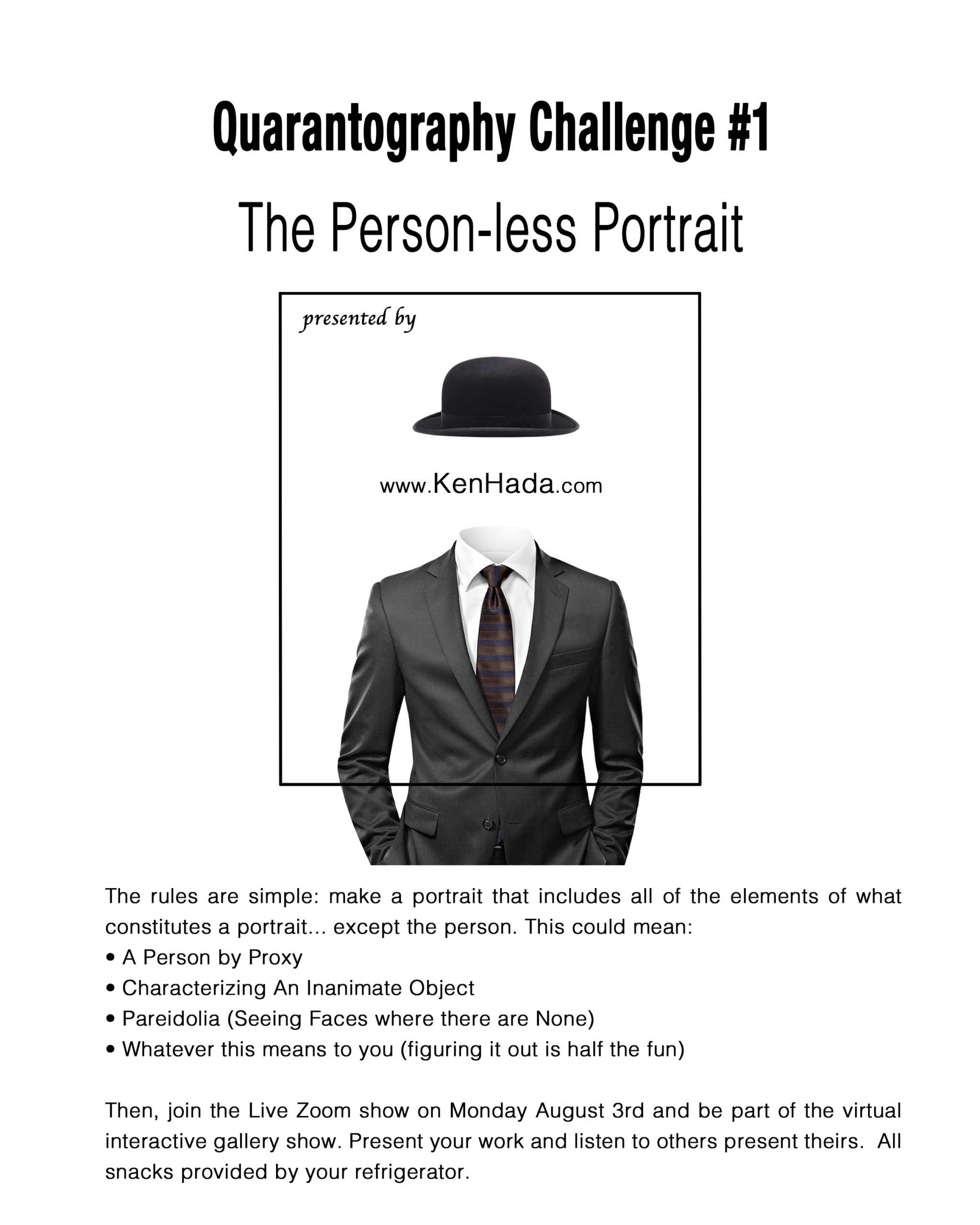 Person Less The Person-Less Portrait Challenge #1 - Ken Hada