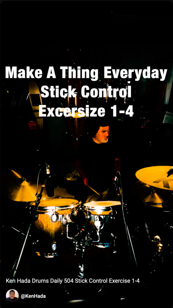 Stick Control Exercise 1-4